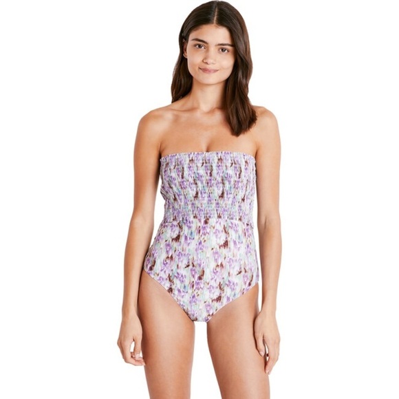 Tanya Taylor Kendra Smocked Plus Size One Piece 2XL - Picture 1 of 6